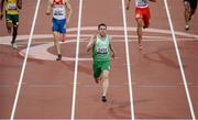 7 September 2012; Ireland's Jason Smyth, from Eglinton, Co. Derry, competes in the men's 200m - T13 final. London 2012 Paralympic Games, Athletics, Olympic Stadium, Olympic Park, Stratford, London, England. Picture credit: Brian Lawless / SPORTSFILE