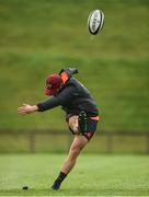 30 October 2017; Tyler Bleyendaal of Munster practices his place kicking during Munster Rugby Squad Training at the University of Limerick in Limerick. Photo by Diarmuid Greene/Sportsfile
