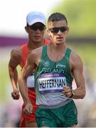 11 August 2012; Ireland's Robert Heffernan competes in the men's 50km race walk. London 2012 Olympic Games, Athletics, The Mall, Westminster, London, England. Picture credit: Stephen McCarthy / SPORTSFILE