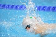 8 September 2012; Ireland's James Scully, from Ratoath, Co. Meath, competes in the men's 100m freestyle - S5 final. London 2012 Paralympic Games, Swimiming, Aquatics Centre, Olympic Park, Stratford, London, England. Picture credit: Brian Lawless / SPORTSFILE