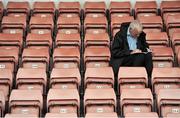 9 September 2012; Jim Cleary, from Lorrha, Co. Tipperary, studies his race card before the start of the day's races. Curragh Racecourse, the Curragh, Co. Kildare. Picture credit: Barry Cregg / SPORTSFILE