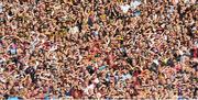 9 September 2012; Supporters shield their eyes from the sun during the game. GAA Hurling All-Ireland Senior Championship Final, Kilkenny v Galway, Croke Park, Dublin. Picture credit: Pat Murphy / SPORTSFILE