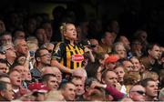 9 September 2012; A Kilkenny supporter during the second half of the game. GAA Hurling All-Ireland Senior Championship Final, Kilkenny v Galway, Croke Park, Dublin. Picture credit: Pat Murphy / SPORTSFILE