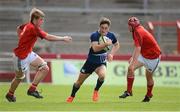 12 September 2012; Billy Dardis, Leinster, in action against Morgan Carey, left, and Liam O'Connor, Munster. Under 18 Schools Interprovincial, Munster v Leinster, Thomond Park, Limerick. Picture credit: Stephen McCarthy / SPORTSFILE