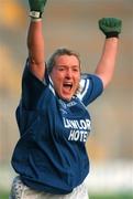 25 October 1998; Aine Wall of Waterford celebrates after the All-Ireland Senior Ladies' Football Championship Final Replay match between Waterford and Monaghan at Croke Park in Dublin. Photo by Brendan Moran/Sportsfile