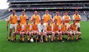 26 July 1998; The Antrim team prior to the Guinness All-Ireland Senior Hurling Championship Quarter-Final match between Offaly and Antrim at Croke Park in Dublin. Photo by Ray McManus/Sportsfile