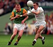 2 August 1998; Brian Lacey of Kildare in action against Tommy Dowd of Meath during the Bank of Ireland Leinster Senior Football Championship Final between Kildare and Meath at Croke Park in Dublin. Photo by Ray McManus/Sportsfile