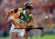 23 August 1998; Brian Whelahan of Offaly during the Guinness All-Ireland Senior Hurling Championship semi-final replay match between Offaly and Clare at Croke Park in Dublin. Photo by Ray McManus/Sportsfile