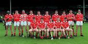 31 May 1998; The Cork team ahead of the Guinness Munster Senior Hurling Championship quarter-final match between Limerick and Cork at the Gaelic Grounds in Limerick. Photo by Ray McManus/Sportsfile