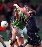 18 October 1998; Darren Fay of Ireland in action against Nathan Eagleton of Australia during the International Rules match between Ireland and Australia at Croke Park in Dublin. Photo by Ray McManus/Sportsfile