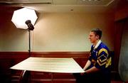 5 December 1998; Tipperary's Declan Browne has his official portrait picture taken for the Eircell Allstar poster on the morning after the 1998 Eircell GAA All Star Awards Banquet at The Burlington Hotel in Dublin. Photo by Brendan Moran/Sportsfile