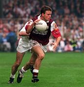 27 September 1998; Derek Savage of Galway during the All-Ireland Senior Football Final match between Galway and Kildare at Croke Park in Dublin. Photo by Ray McManus/Sportsfile
