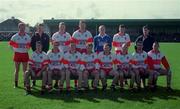 5 April 1998; The Derry team ahead of the Church & General National Football League quarter-final match between Derry and Mayo at Pairc Markievicz in Sligo. Photo by David Maher/Sportsfile