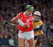 8 June 1997; Fergal Ryan of Cork during the Guinness Munster Senior Hurling Championship semi-final match between Clare and Cork at the Gaelic Grounds in Limerick. Photo by Brendan Moran/Sportsfile