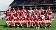 26 July 1998; The Galway team ahead of the Guinness All-Ireland Senior Hurling Championship Quarter-Final match between Waterford and Galway at Croke Park in Dublin. Photo by Ray McManus/Sportsfile