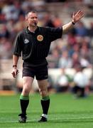 16 August 1998; Referee Gerry Devlin during the All-Ireland Minor Hurling Championship Semi-Final between Kilkenny and Galway at Croke Park in Dublin. Photo by Brendan Moran/Sportsfile