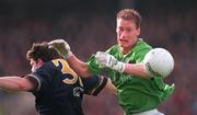 18 October 1998; James Nallen of Ireland in action against Robert Harvey of Australia during the International Rules match between Ireland and Australia at Croke Park in Dublin. Photo by Ray McManus/Sportsfile