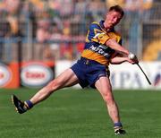 9 August 1998; Jamesie O'Connor of Clare during the Guinness All-Ireland Senior Hurling Championship semi-final match between Offaly and Clare at Croke Park in Dublin. Photo by Brendan Moran/Sportsfile