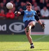 1 November 1998: Jim Gavin of Dublin during the Church & General National League Football match between Dublin and Tyrone at Parnell Park in Dublin. Photo by Ray McManus/Sportsfile
