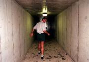 3 September 1996; Mayo manager John Maughan in the players tunnel at McHale Park in Castlebar, Mayo, during a press night ahead of their Bank of Ireland All-Ireland Senior Football Championship Final against Meath. Photo by Ray McManus/Sportsfile