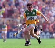 9 August 1998; Johnny Pilkington of Offaly during the Guinness All-Ireland Senior Hurling Championship semi-final match between Offaly and Clare at Croke Park in Dublin. Photo by Ray McManus/Sportsfile
