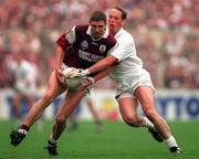 27 September 1998; Kevin Walsh of Galway in action against Willie McCreery of Kildare during the All-Ireland Senior Football Final match between Galway and Kildare at Croke Park in Dublin. Photo by Ray McManus/Sportsfile