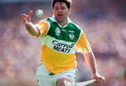 13 September 1998; Martin Hanamy of Offaly during the Guinness All-Ireland Senior Hurling Championship Final between Offaly and Kilkenny at Croke Park in Dublin. Photo by Ray McManus/Sportsfile