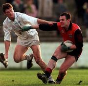 14 December 1997; Michael Magill of Down in action against John Whelan of Kildare during the Church & General National Football League match between Down and Kildare at Pairc Esler in Newry, Down. Photo by David Maher/Sportsfile