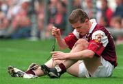 27 September 1998; Niall Finnegan of Galway during the All-Ireland Senior Football Final match between Galway and Kildare at Croke Park in Dublin. Photo by Ray McManus/Sportsfile