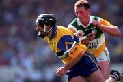 9 August 1998; Sean McMahon of Clare during the Guinness All-Ireland Senior Hurling Championship semi-final match between Offaly and Clare at Croke Park in Dublin. Photo by Ray McManus/Sportsfile