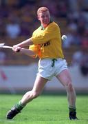 9 August 1998; Stephen Byrne of Offaly during the Guinness All-Ireland Senior Hurling Championship semi-final match between Offaly and Clare at Croke Park in Dublin. Photo by Brendan Moran/Sportsfile