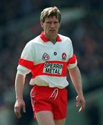 14 May 1995; Tony Scullion of Derry during the Church & General National Football League Final match between Derry and Donegal at Croke Park in Dublin. Photo by Ray McManus/Sportsfile