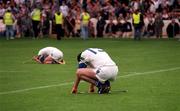 16 August 1998; Waterford players dejected following their defeat in the Guinness All-Ireland Senior Hurling Championship semi-final match between Waterford and Kilkenny at Croke Park in Dublin. Photo by Ray McManus/Sportsfile