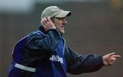 1 December 2002; Mickey Harte, Errigal Ciaran manager, Football. Picture credit; Damien Eagers / SPORTSFILE *EDI*