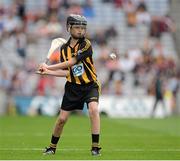 9 September 2012; Robert Coyne, St. Mary's N.S., Raharney, Mullingar, Co. Westmeath, representing Kilkenny, during the INTO/RESPECT Exhibition GoGames at the GAA Hurling All-Ireland Senior Championship Final between Kilkenny and Galway. Croke Park, Dublin. Picture credit: Dáire Brennan / SPORTSFILE