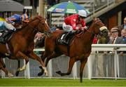 15 September 2012; Maarek, with Jamie Spencer up, right, on their way to winning the Newbridge 200 Renaissance Stakes, ahead of second place Starspangledbanner, with Seamie Heffernan up. Curragh Racecourse, the Curragh, Co. Kildare. Photo by Sportsfile