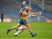 15 September 2012; Darren Fallon, Roscommon, in action against Mark Delaney, Kildare. Bord Gáis Energy GAA Hurling Under 21 All-Ireland 'B' Championship Final, Kildare v Roscommon, Semple Stadium, Thurles, Co. Tipperary. Picture credit: Matt Browne / SPORTSFILE