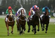 15 September 2012; Royal Diamond, second from right, with Niall McCullagh up, on their way to winning the Gain Horse Feeds Irish St. Leger. Curragh Racecourse, the Curragh, Co. Kildare. Photo by Sportsfile