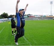 15 September 2012; Roscommon manager Seamus Qualter celebrates after the final whistle. Bord Gáis Energy GAA Hurling Under 21 All-Ireland 'B' Championship Final, Kildare v Roscommon, Semple Stadium, Thurles, Co. Tipperary. Picture credit: Matt Browne / SPORTSFILE