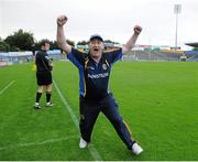 15 September 2012; Roscommon manager Seamus Qualter celebrates after the final whistle. Bord Gáis Energy GAA Hurling Under 21 All-Ireland 'B' Championship Final, Kildare v Roscommon, Semple Stadium, Thurles, Co. Tipperary. Picture credit: Matt Browne / SPORTSFILE