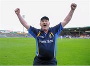 15 September 2012; Roscommon manager Seamus Qualter celebrates after the final whistle. Bord Gáis Energy GAA Hurling Under 21 All-Ireland 'B' Championship Final, Kildare v Roscommon, Semple Stadium, Thurles, Co. Tipperary. Picture credit: Matt Browne / SPORTSFILE