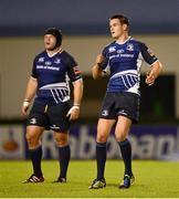 15 September 2012; Leinster's Jonathan Sexton, right, and Mike Ross. Celtic League 2012/13, Round 3, Benetton Treviso v Leinster, Stadio Mongio, Treviso, Italy. Picture credit: Stephen McCarthy / SPORTSFILE