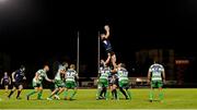 15 September 2012; Jamie Heaslip, Leinster, takes possession in a lineout. Celtic League 2012/13, Round 3, Benetton Treviso v Leinster, Stadio Mongio, Treviso, Italy. Picture credit: Stephen McCarthy / SPORTSFILE