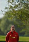 18 September 2012; Munster head coach Rob Penney during squad training ahead of their side's Celtic League, Round 4, match against Newport Gwent Dragons on Saturday. Cork Institute of Technology, Bishopstown, Cork. Picture credit: Diarmuid Greene / SPORTSFILE