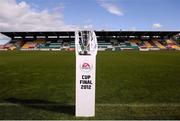 18 September 2012; A general view of the EA SPORTS Cup. Tallaght Stadium, Tallaght, Dublin. Picture credit: David Maher / SPORTSFILE