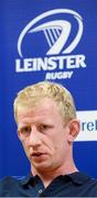 20 September 2012; Leinster's Leo Cullen during a press conference ahead of their side's Celtic League 2012/13, Round 4, match against Edinburgh on Saturday. Leinster Rugby Press Conference, Leinster Rugby Offices, UCD, Belfield, Dublin. Picture credit: Stephen McCarthy / SPORTSFILE