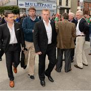 23 September 2012; Celtic manager Neil Lennon arrives ahead of the games. Supporters at GAA Football All-Ireland Championship Finals, Croke Park, Dublin. Picture credit: Stephen McCarthy / SPORTSFILE