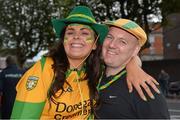 23 September 2012; Kate Prendergast and Paddy McGrath, from Cookstown, Co. Tyrone, ahead of the game. Supporters at GAA Football All-Ireland Championship Finals, North Circular Road, Dublin. Picture credit: Barry Cregg / SPORTSFILE