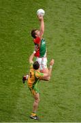 23 September 2012; Aidan O'Shea, Mayo, in action against Rory Kavanagh, Donegal. GAA Football All-Ireland Senior Championship Final, Donegal v Mayo, Croke Park, Dublin. Picture credit: Daire Brennan / SPORTSFILE