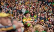 23 September 2012; A Donegal supporter during the game. Supporters at GAA Football All-Ireland Championship Finals, Croke Park, Dublin. Picture credit: Pat Murphy / SPORTSFILE
